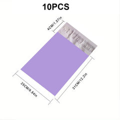 10pcs Waterproof Poly Mailing Bags for Clothing and Courier
