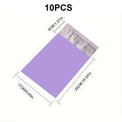 10pcs Waterproof Poly Mailing Bags for Clothing and Courier