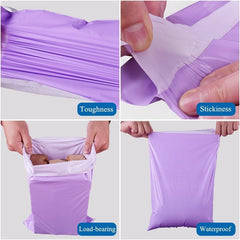 50pcs Purple Mailer Bags Self Seal Mailing Envelope Packaging