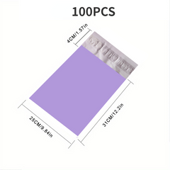 50pcs Purple Mailer Bags Self Seal Mailing Envelope Packaging