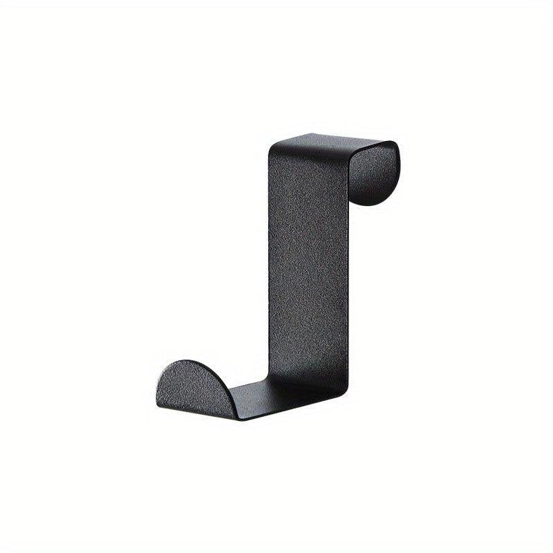 3pcs Shaped Hooks Door Back Hooks Household Traceless Coat Hanging Rack