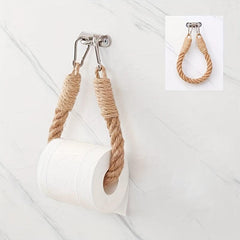 Stylish Perforated Toilet Paper Holder for Organized Bathroom