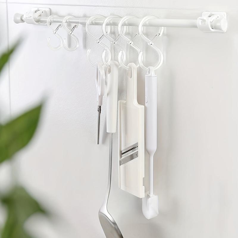 3pcs S Hook Lock Buckle Hanging Clothes Hook