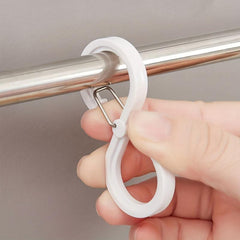 3pcs S Hook Lock Buckle Hanging Clothes Hook