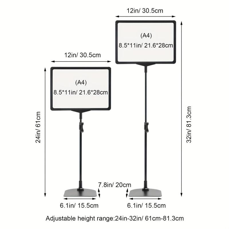 Adjustable Poster Sign Stand A-Frame Display Holder