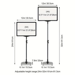 Adjustable Poster Sign Stand A-Frame Display Holder