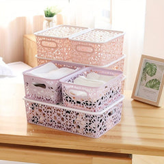 Stylish Hollow Out Storage Basket for Bra and Underwear