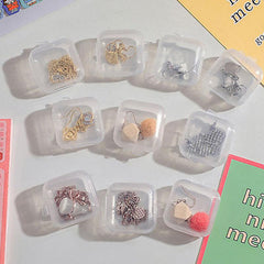 10pcs Clear Jewelry Boxes - Ideal for Gifting