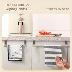 Stainless Steel Towel Rack Bathroom Single Rod Bath Towel Rack