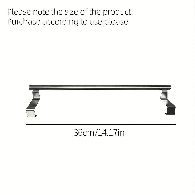 Stainless Steel Towel Rack Bathroom Single Rod Bath Towel Rack