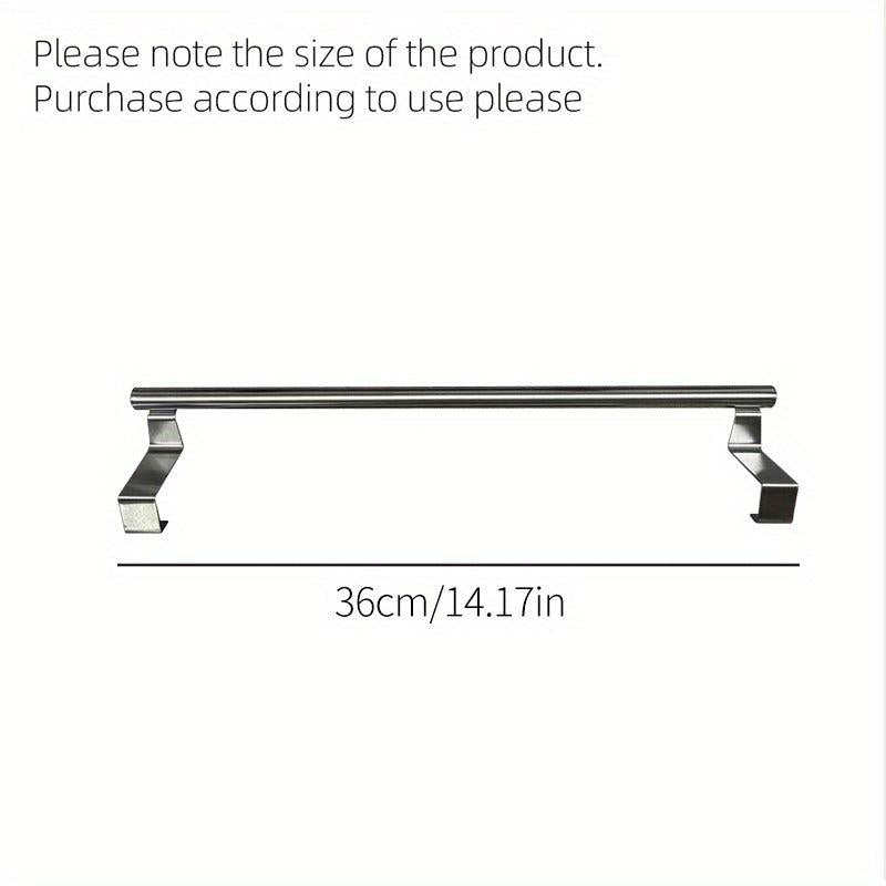 Stainless Steel Towel Rack Bathroom Single Rod Bath Towel Rack