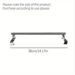 Stainless Steel Towel Rack Bathroom Single Rod Bath Towel Rack