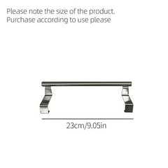 Stainless Steel Towel Rack Bathroom Single Rod Bath Towel Rack