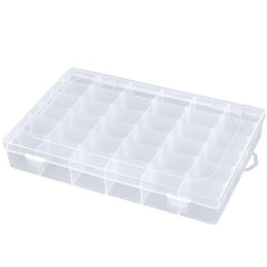 Large 36 Grids Craft Storage Box Adjustable with Lid