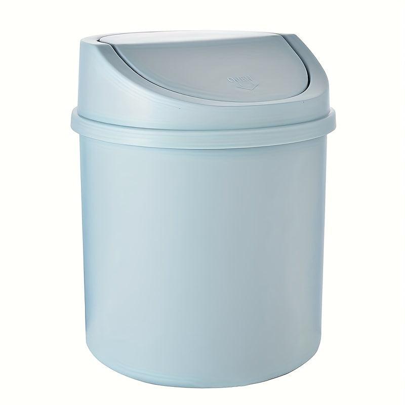 Desktop Small Trash Can Mini Plastic Garbage Can with Lid