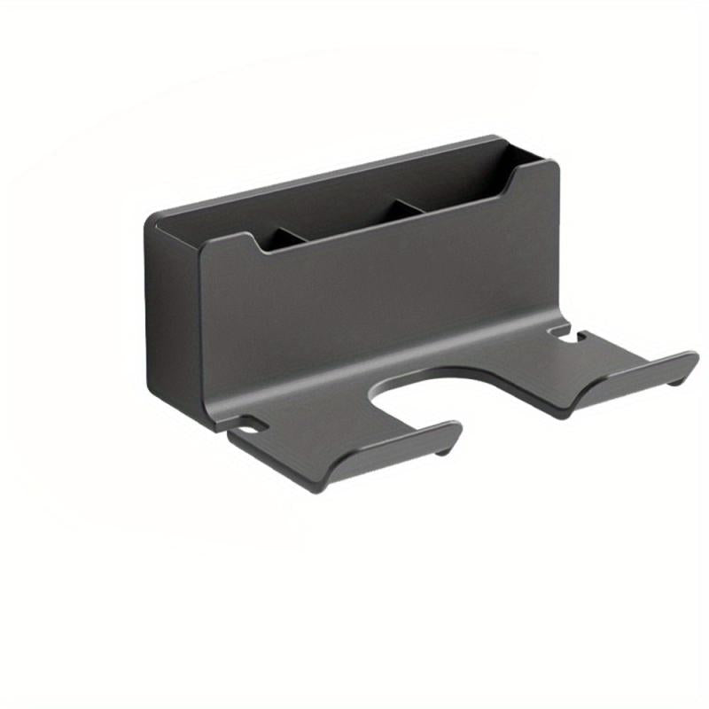 Wall Mounted Hair Dryer Rack Self Adhesive Blow Dryer Holder For Bathroom