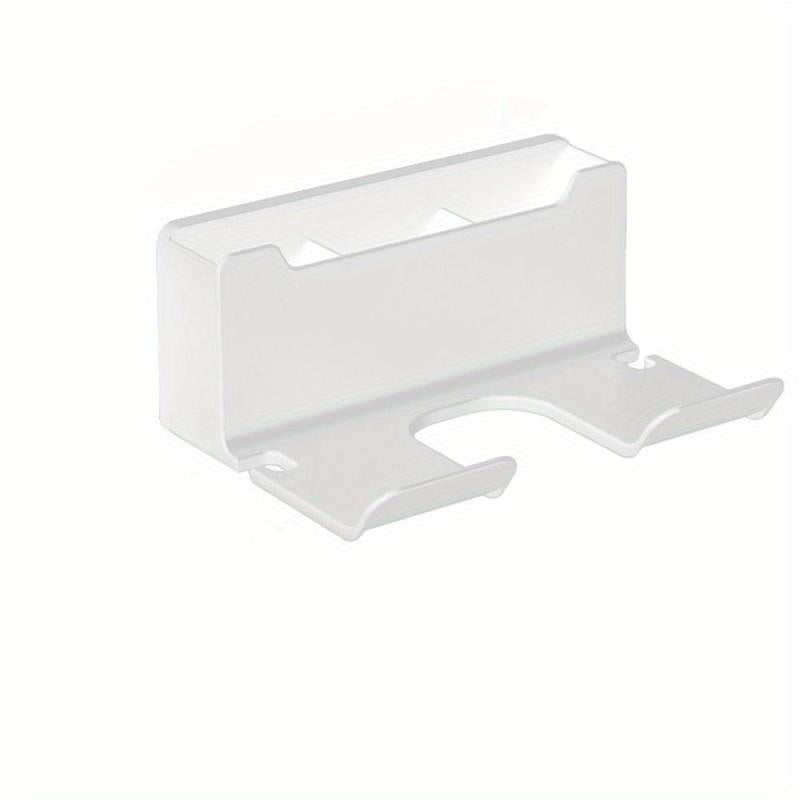 Wall Mounted Hair Dryer Rack Self Adhesive Blow Dryer Holder For Bathroom