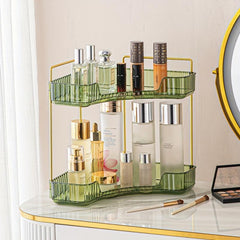 Corner Storage Rack Vanity Trays for Bathroom and Bedroom Countertops