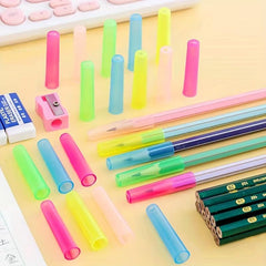 10pcs Pencil Cap Protective Cover Transparent Special Material Upgrade