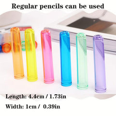 10pcs Pencil Cap Protective Cover Transparent Special Material Upgrade
