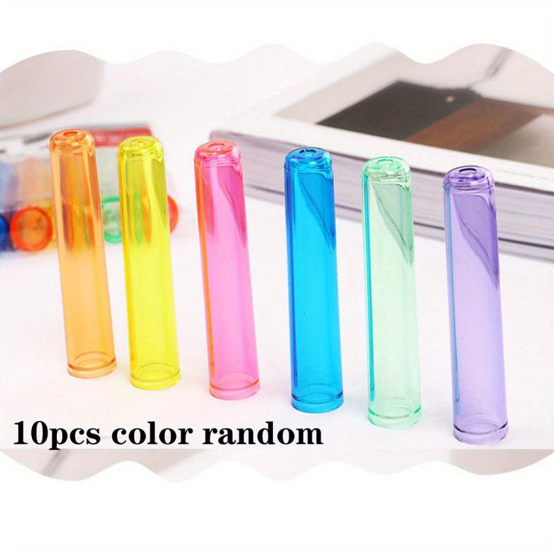 10pcs Pencil Cap Protective Cover Transparent Special Material Upgrade