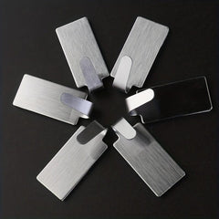 5pcs Stainless Steel Single Hooks Household Adhesive Wall Hook