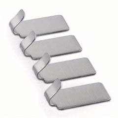 5pcs Stainless Steel Single Hooks Household Adhesive Wall Hook