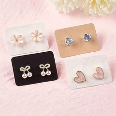 100pcs Earring Display Card Earring Holder Earring Jewelry Paper Card