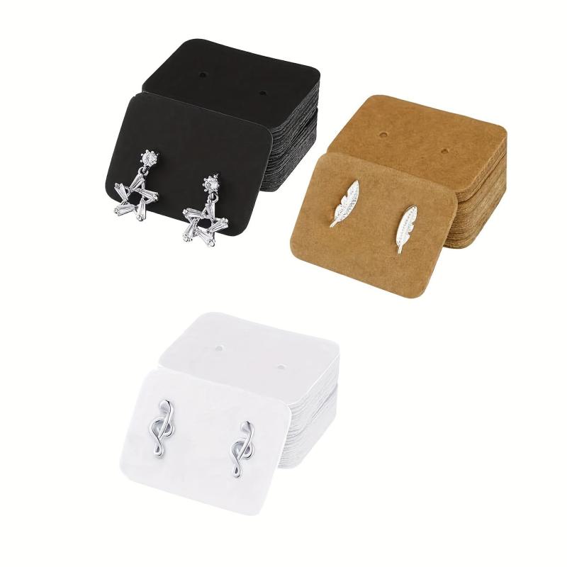 100pcs Earring Display Card Earring Holder Earring Jewelry Paper Card