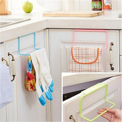 Over Door Rack Hanging Towel Bath Holder Bathroom Cupboard Organizer Storage