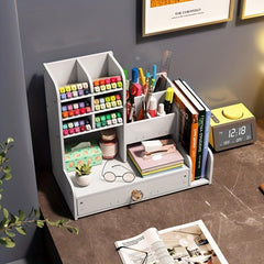 Multipurpose Desk Pen Holder and Storage Box