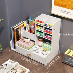 Multipurpose Desk Pen Holder and Storage Box