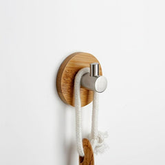 Bamboo Wall Hook Self Adhesive for Towel Hanging