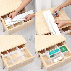 4pcs Adjustable Drawer Dividers for Closet and Office Supplies Organization