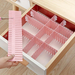 4pcs Adjustable Drawer Dividers for Closet and Office Supplies Organization
