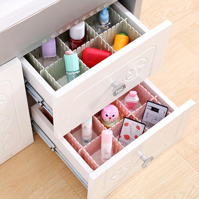 4pcs Adjustable Drawer Dividers for Closet and Office Supplies Organization