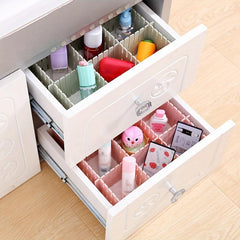 4pcs Adjustable Drawer Dividers for Closet and Office Supplies Organization
