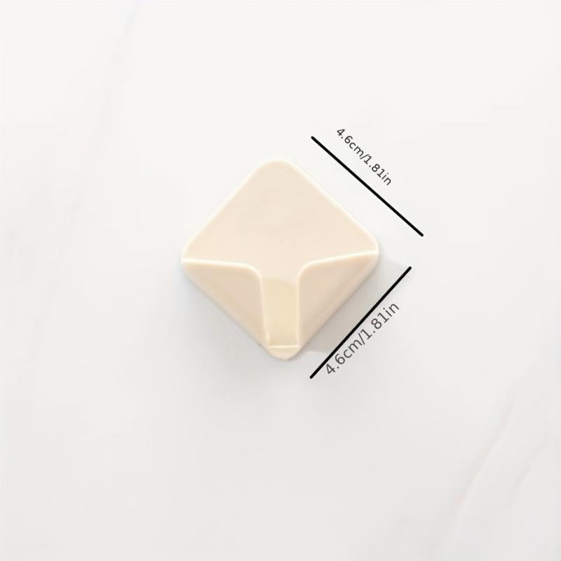 2pcs Plug Hook Adhesive Wall Hook Kitchen Socket Holder