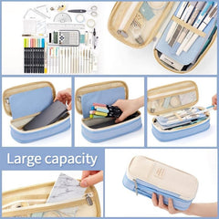 Big Capacity Pencil Pen Case Office College School Large Storage Bag Pouch