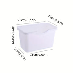 Wall Mounted Garbage Can Space Saving Trash Bin for Home and Dormitory
