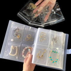 84 Grids Jewelry Storage Book Travel Organizer Bag
