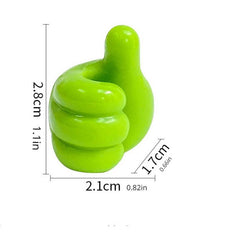 10pcs Plastic Thumb Hook Self Adhesive Cable Wire Fixing Multiuse Hook