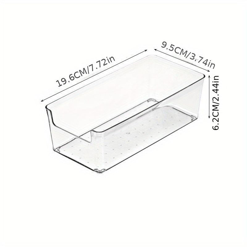Transparent PET Desktop Storage Box for Cosmetics and Jewelry