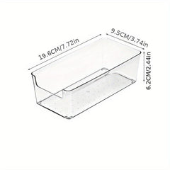 Transparent PET Desktop Storage Box for Cosmetics and Jewelry