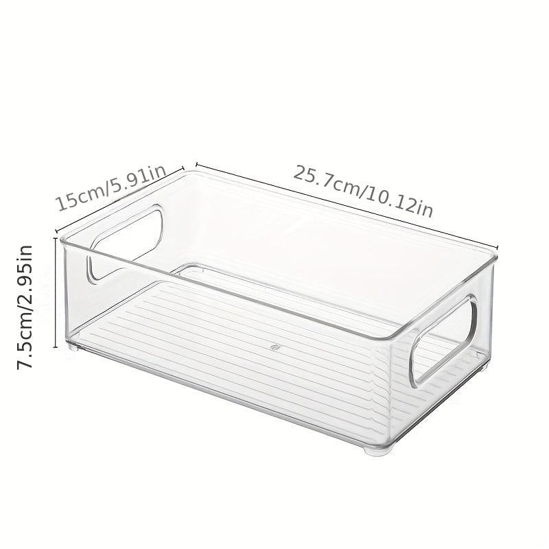 Transparent PET Desktop Storage Box for Cosmetics and Jewelry