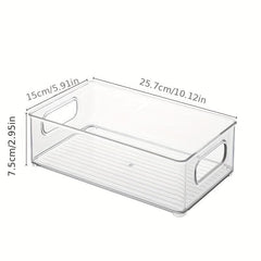 Transparent PET Desktop Storage Box for Cosmetics and Jewelry