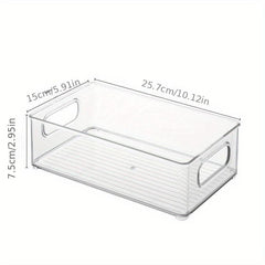 Transparent PET Desktop Storage Box for Cosmetics and Jewelry