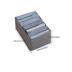 1pc Clothes Storage Bag Compartment Storage Box