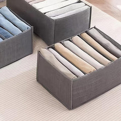 1pc Clothes Storage Bag Compartment Storage Box