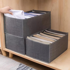 1pc Clothes Storage Bag Compartment Storage Box